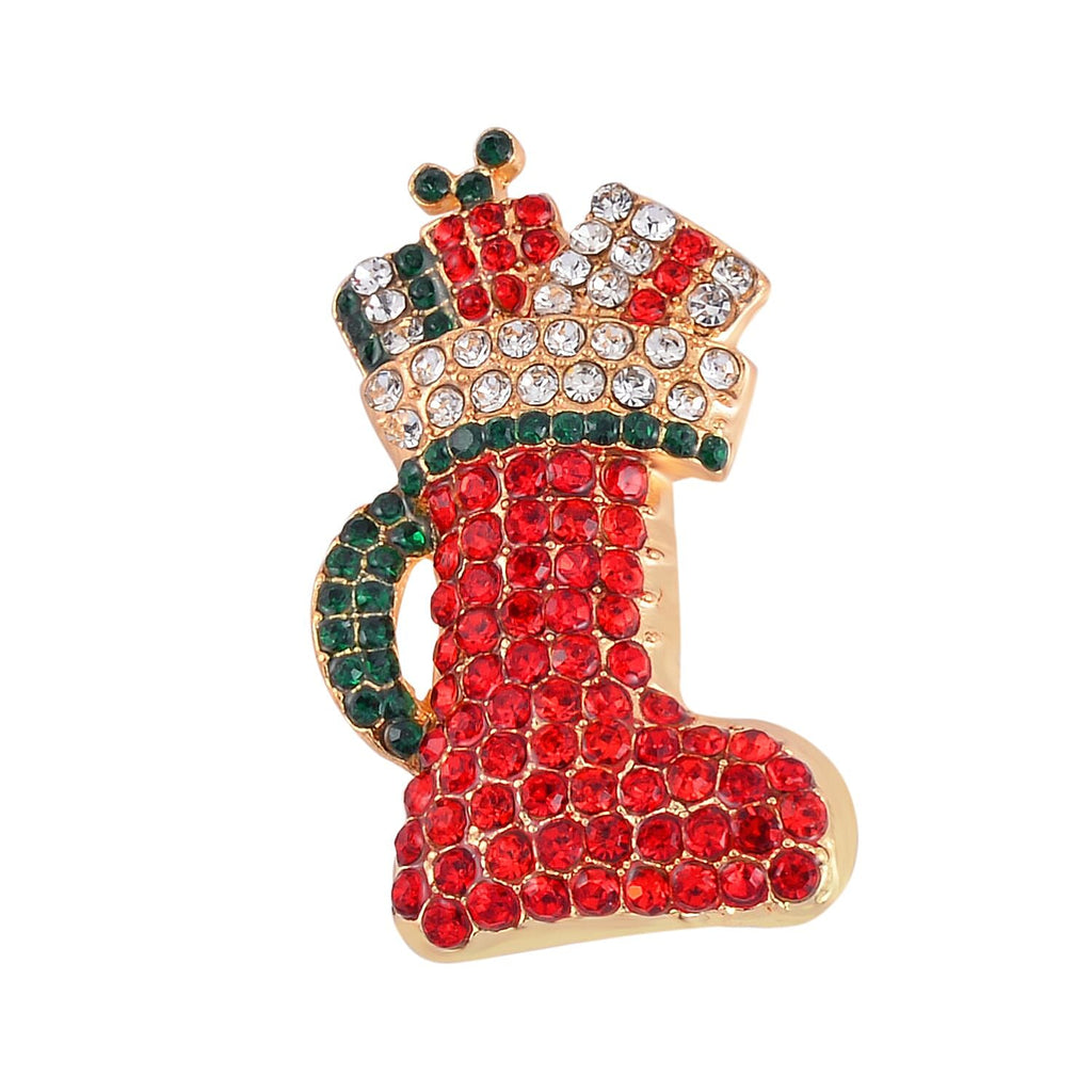 Multi Color Crystal  Brooch 0.01 ct  0.010  Ct.