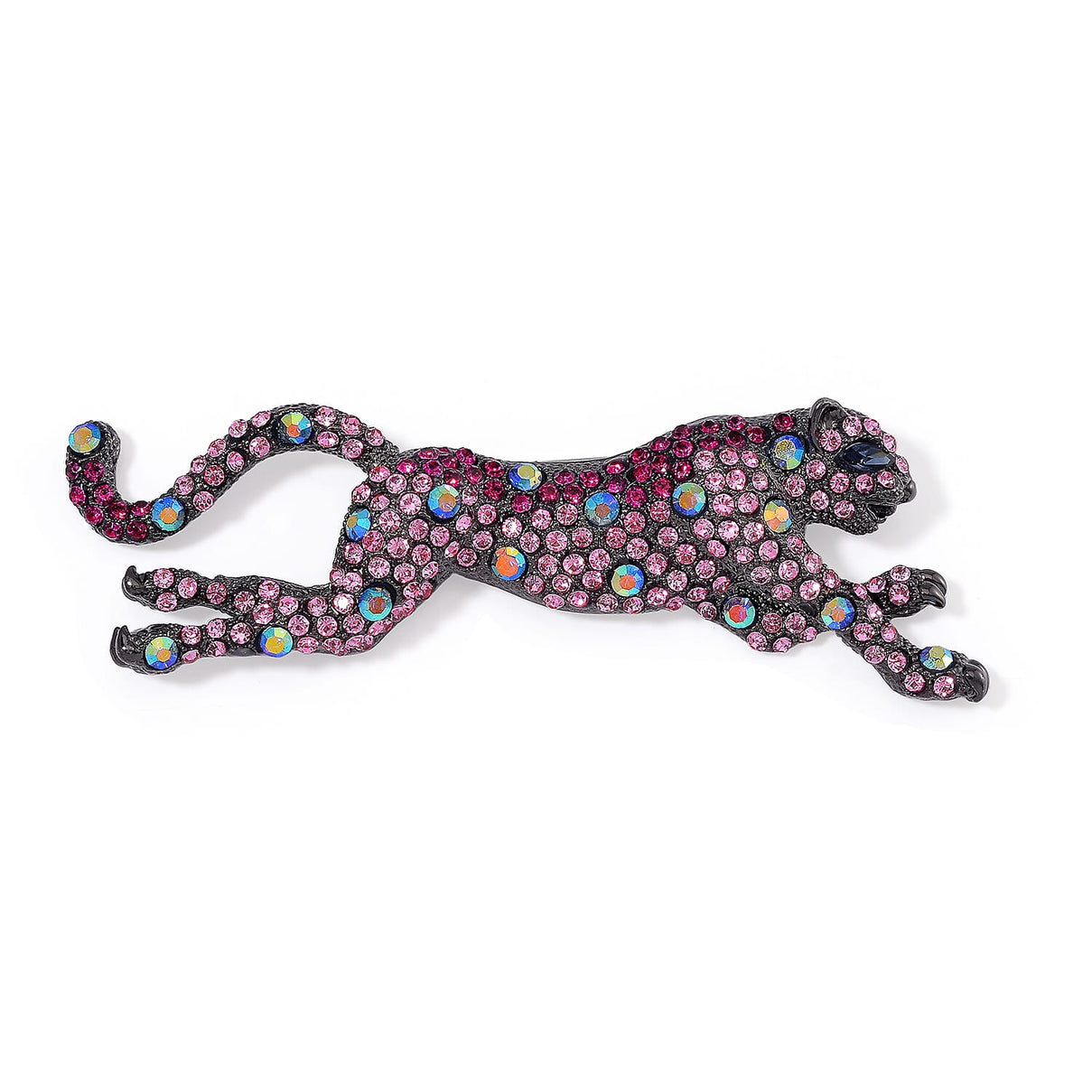 Multi Colour Crystal Panther Brooch 7875743 0