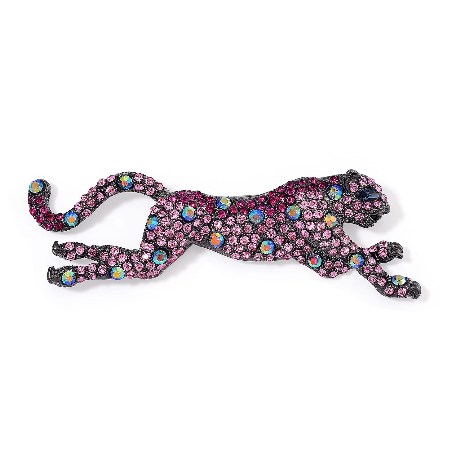 Multi Colour Crystal Panther Brooch 7875743 0