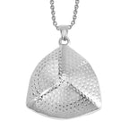 Multi Colour Austrian Crystal Triangle Necklace (Size - 20)