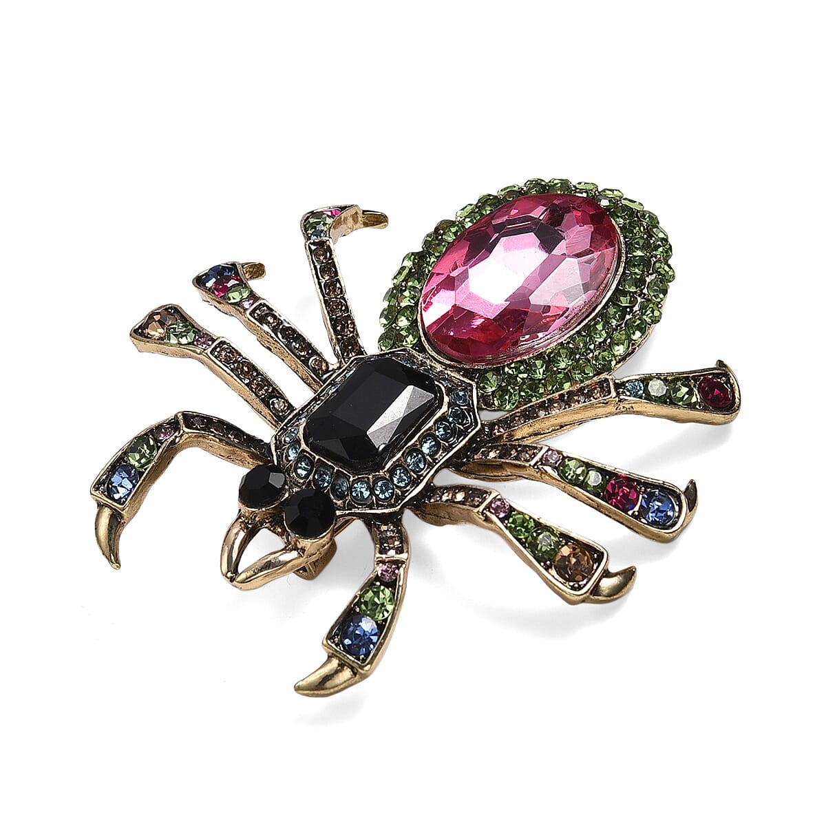 Close Out Deal - Antique and Elegant Crystal Spider Brooch 8311538 4