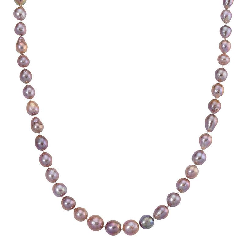 Multi Color Edison Pearl Necklace (Size 20 - 2 Ext) with Lobster Clasp in Yellow Gold Plating Sterling Silver 350.00 Ct.