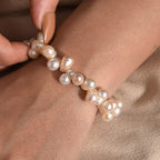 Multi Color Fresh Water Pearl Bracelet (Size - 7.5-2 Ext) 130.00 Ct.