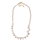 Multi Colour Fresh Water Pearl Necklace (Size - 20) with Lobster Clasp in 18K Vermeil Yellow Gold Plated Sterling Silver