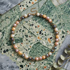 The Exotic Collection - Mother of Pearl Rope Necklace With Lobster Claw Clasp (Size - 19.5-2 EXT) - Multi