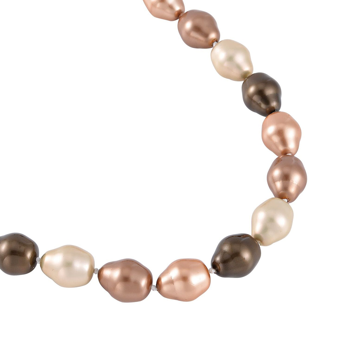 Multi Colour Shell Pearl Necklace (Size - 20) With Magenetic Clasp 7826854 3