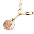 Multi Colour Keshi Pearl Necklace (Size - 20) in Yellow Gold Tone