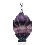 Multi Fluorite Pendant in Stainless Steel 50 Ct.