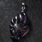Multi Fluorite Pendant in Stainless Steel 50 Ct.