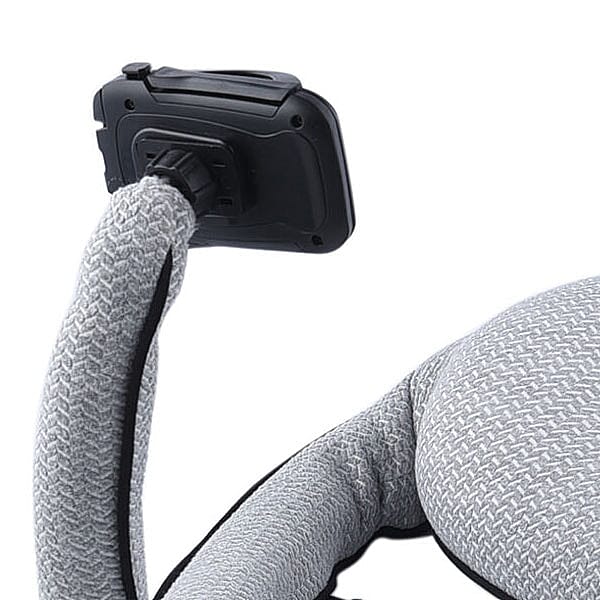 Multi Function Back Support Cushion with Mobile Phone Holder (Size 33x50Cm) - Grey V32342908 5