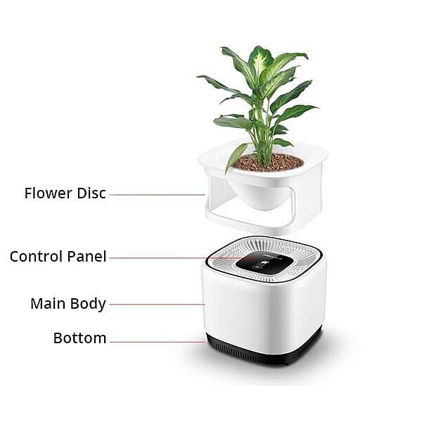 Multi-Function Portable Air Cleaner For Bedrooms, Living Rooms, Offices and Kitchens with HEPA Filter- White 6275533 2