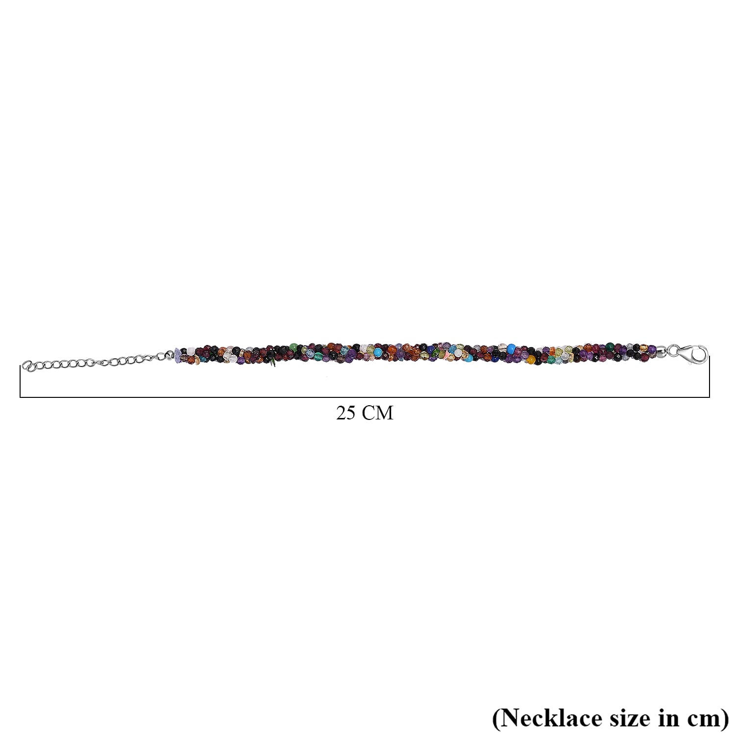 Multi Gemstones Bracelet (Size - 7.5-2 Ext.) 45.00 Ct. 8037289 4
