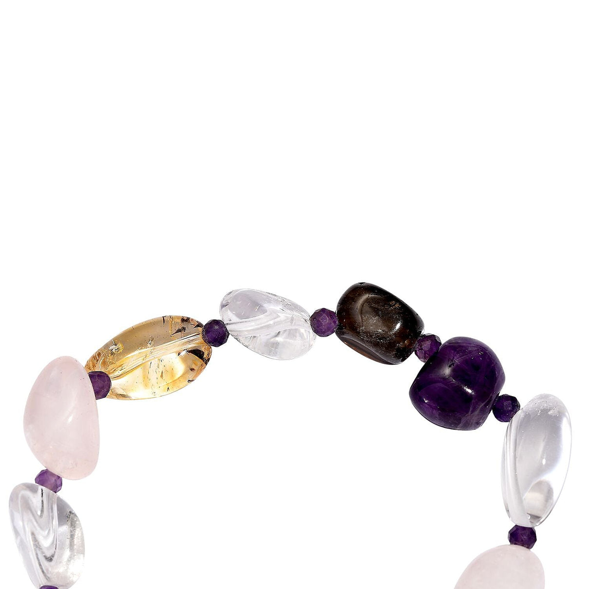 Multi Gemstones Bracelet (Stretchable) 130.00 Ct. 8320423 4