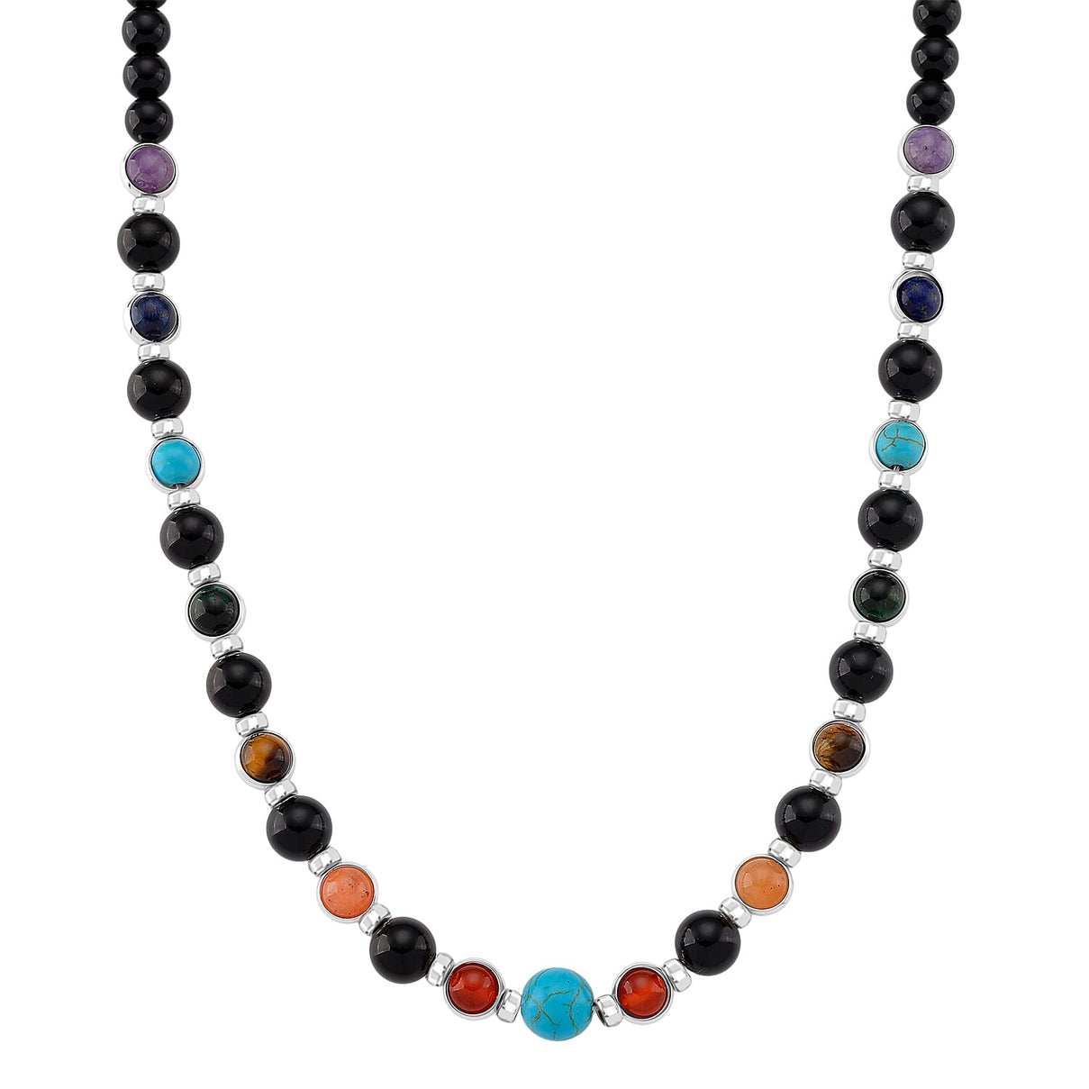 Tucson Find- Multi Gemstones Necklace (Size - 18 - 2) 213.00 Ct. 8179223 0