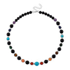 Tucson Find- Multi Gemstones Necklace (Size - 18 - 2) 213.00 Ct.