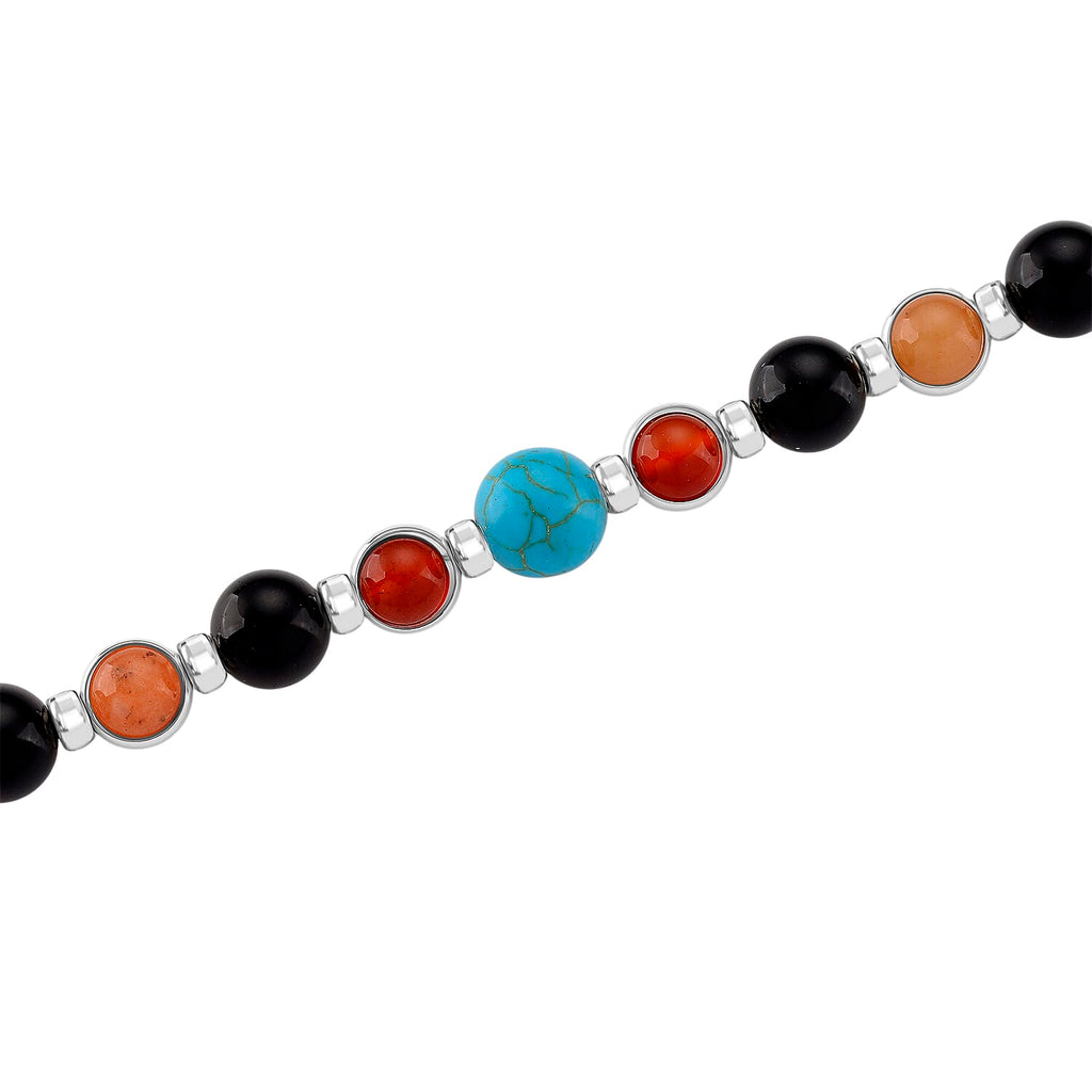 Tucson Find- Multi Gemstones Necklace (Size - 18 - 2) 213.00 Ct.