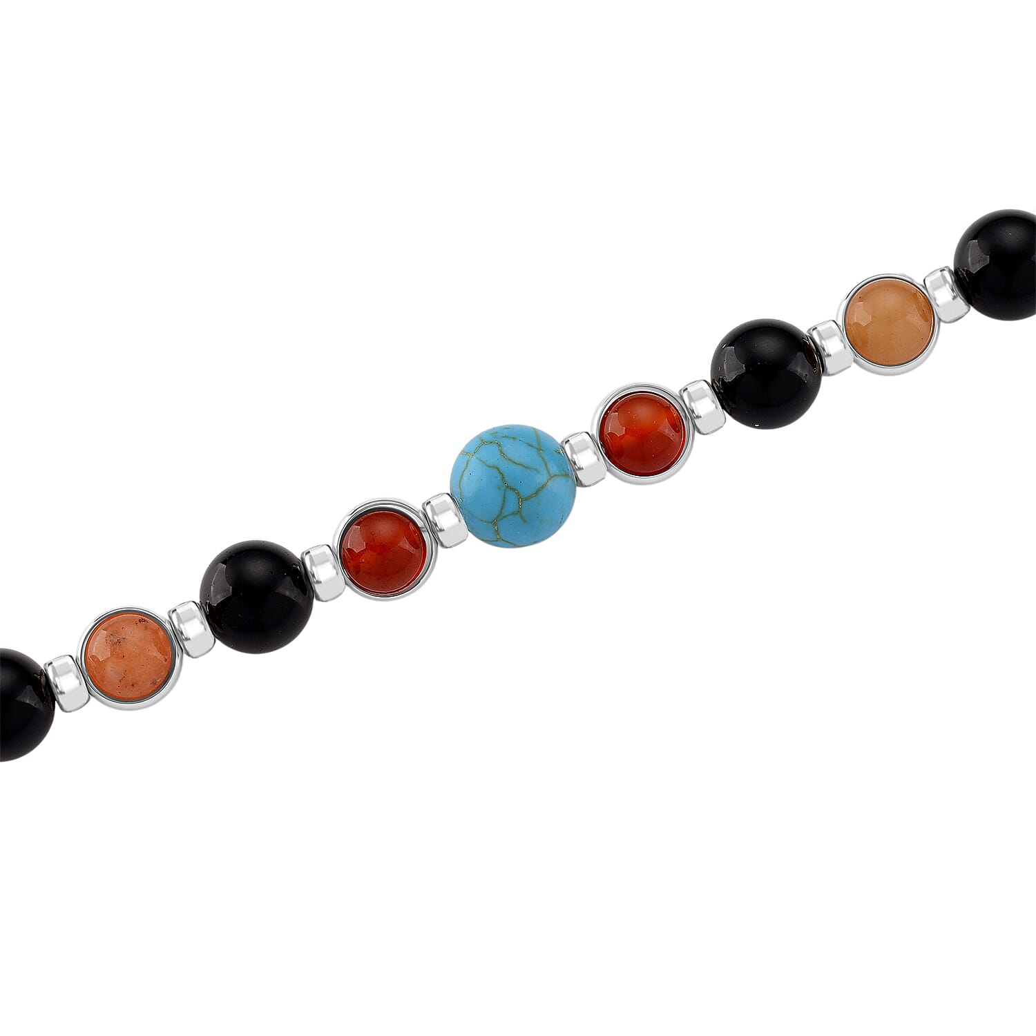 Tucson Find- Multi Gemstones Necklace (Size - 18 - 2) 213.00 Ct. 8179223 4