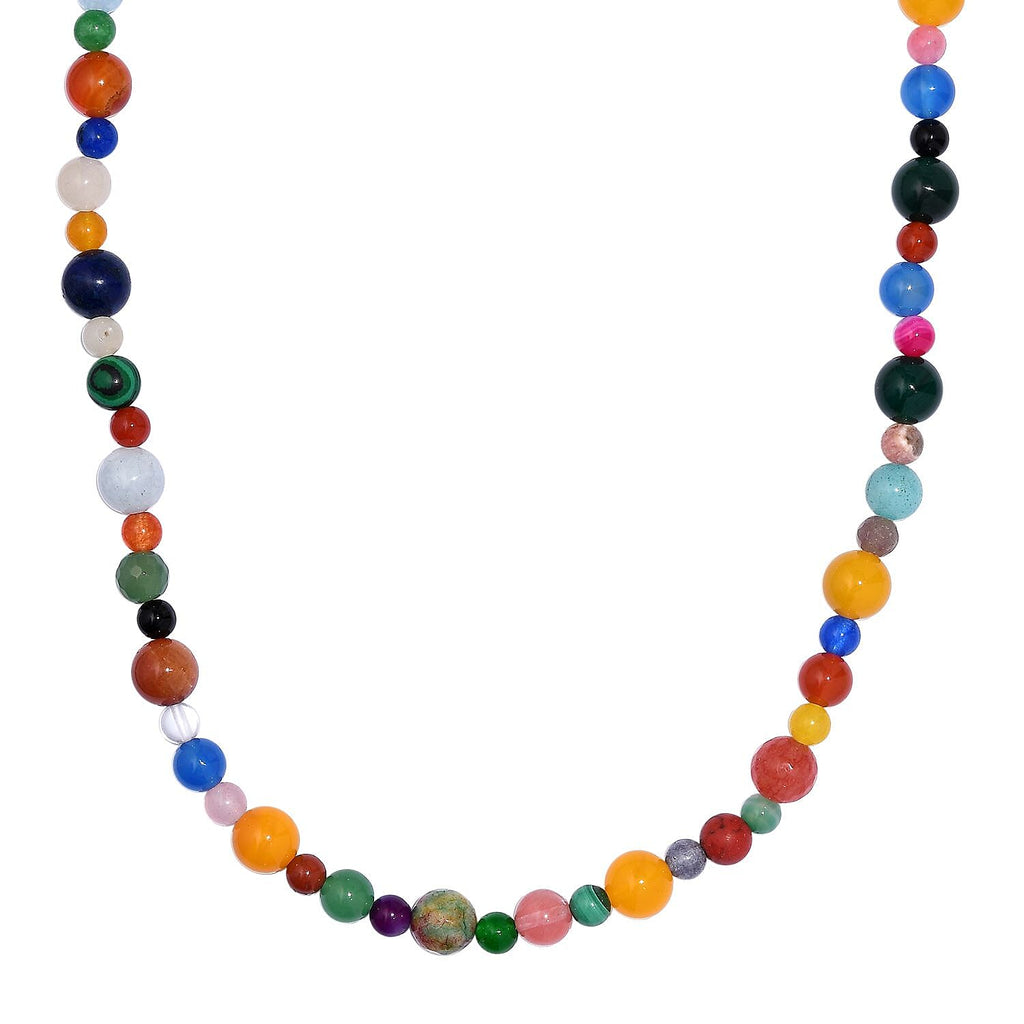 Designer Closeout - Multi Gemstones Necklace (Size - 36) 467.00 Ct.