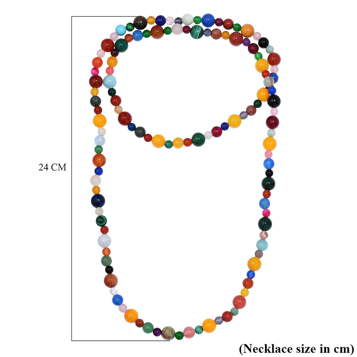 Designer Closeout - Multi Gemstones Necklace (Size - 36) 467.00 Ct. 8084997 6