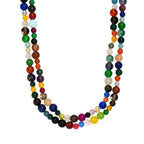 Multi Gemstones Necklace (Size 50) 300.00 Ct.