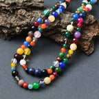 Multi Gemstones Necklace (Size 50) 300.00 Ct.