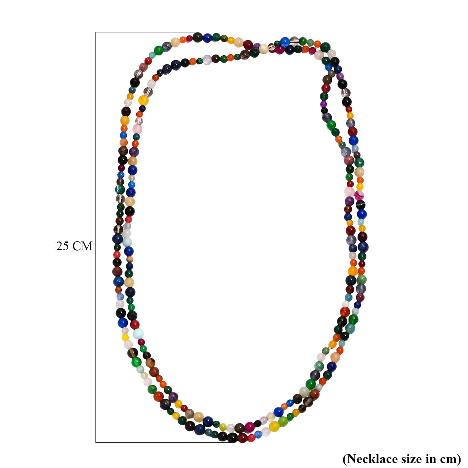 Multi Gemstones Necklace (Size 50) 300.00 Ct. 8320432 6