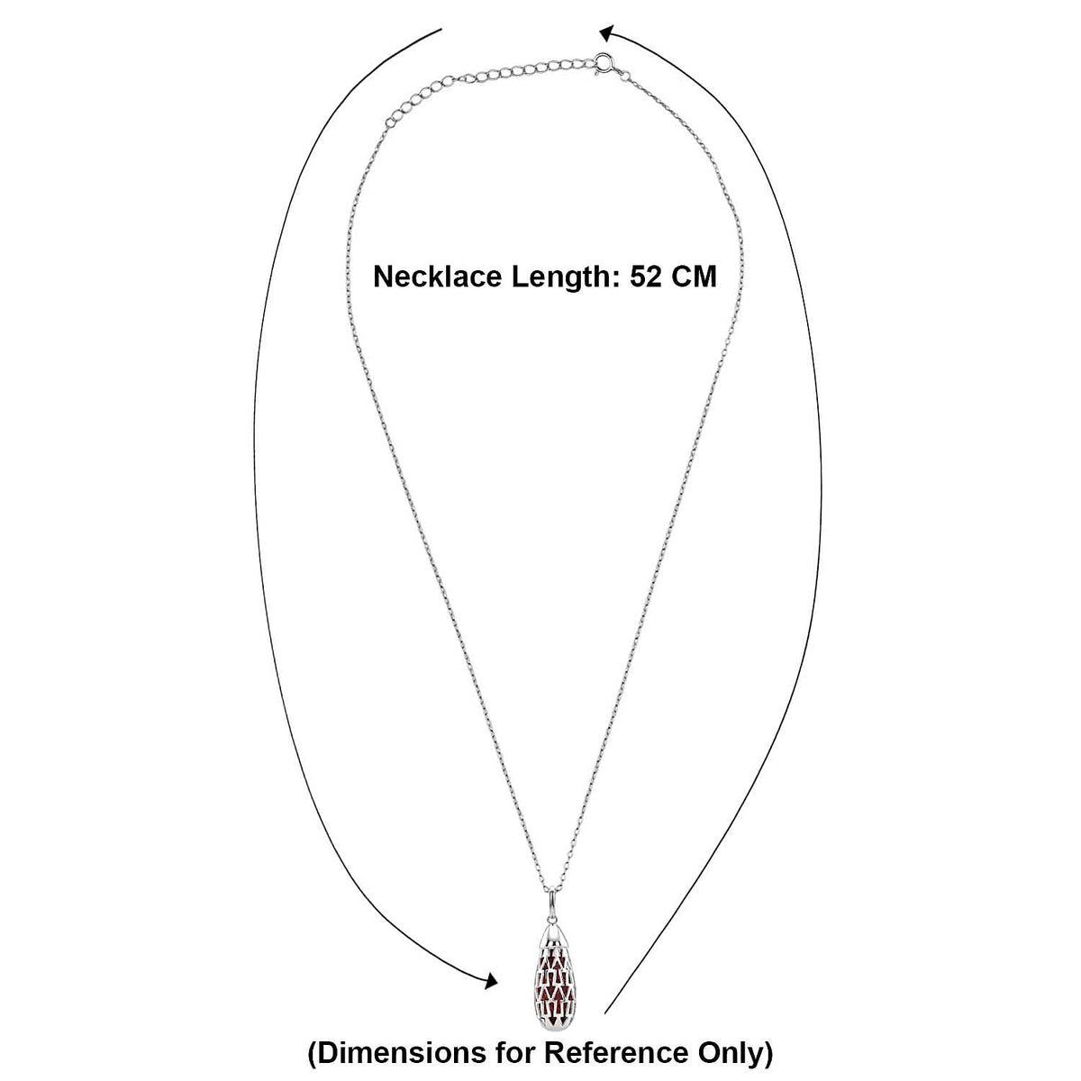 Multi Gemstones Pendant with Chain (Size 16-2 Ext) with Spring Ring Clasp in Rhodium Overlay Sterling Silver 5.00 Ct. 8179709 5