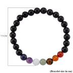 Shungite Seven Chakras Bracelet