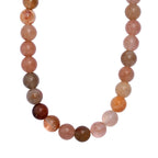 Multi Moonstone Necklace (Size - 18) in Platinum Overlay 450.00 Ct.