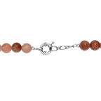 Multi Moonstone Necklace (Size - 18) in Platinum Overlay 450.00 Ct.