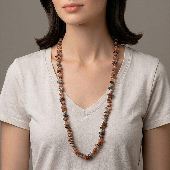 Larimar Chips Necklace (Size - 18-2 Ext) 353.00 Ct. 8484339 2