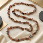Multi Moonstone Chips Necklace (Size - 32) 353.00 Ct.