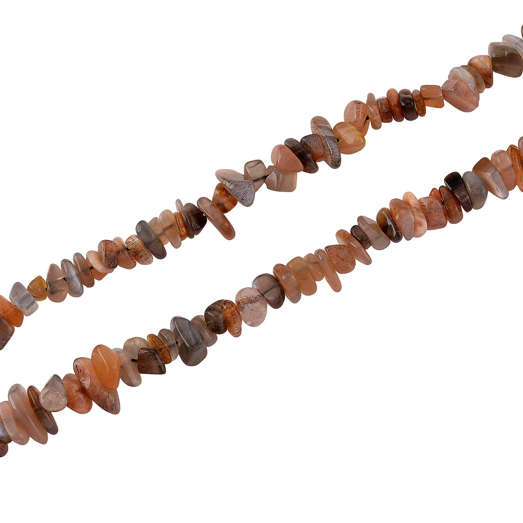 Multi Moonstone Chips Necklace (Size - 32) 353.00 Ct.