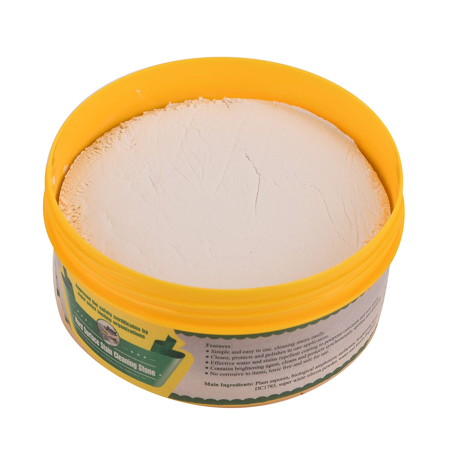 Multi-Purpose Hard Surface Cleaning Stone - 500g Lemon Fragrance Square Sponge - Yellow 8191676 4