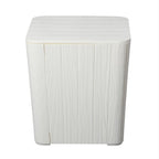 Garden Storage Table (Size 42x39x39 Cm- 43L) - UV Protected and Weather Resistance - Off White