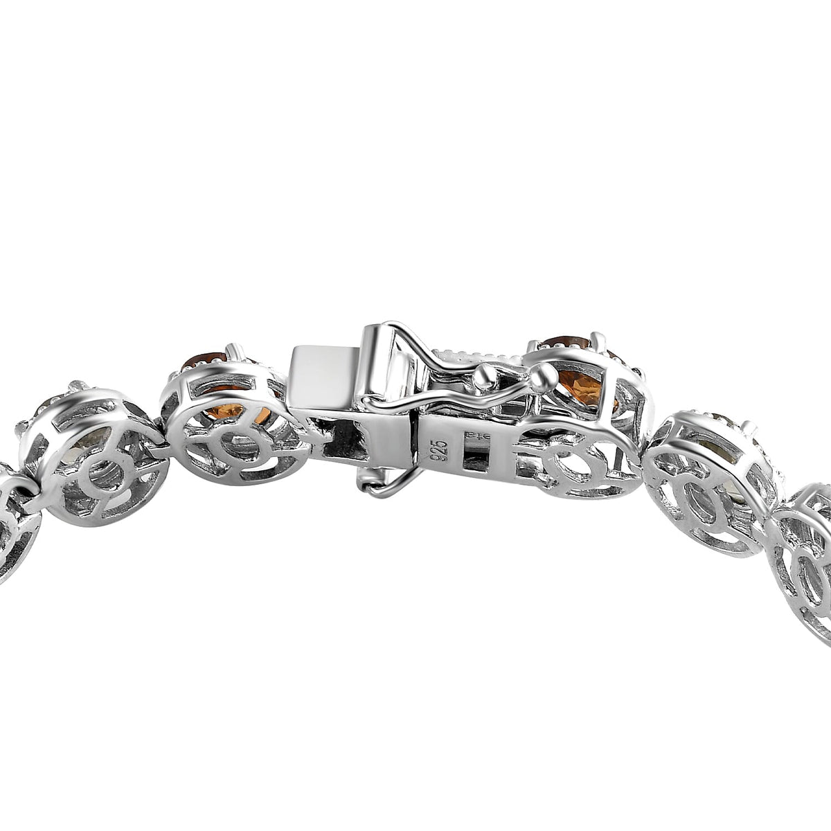 Multi-Tourmaline Bracelet (Size - 7) in Platinum Overlay Sterling Silver 10.20 Ct, Silver Wt. 12.80 Gms. 7232050 4