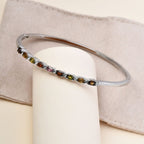 EverTrue Multi-Tourmaline & Natural Zircon Bangle (Size - 7.5) 2.13 Ct.