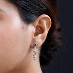 Multi-Tourmaline Solitaire Push Back Stud Earring in Platinum Overlay Sterling Silver 2.06 Ct