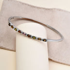 EverTrue Multi-Tourmaline & Natural Zircon Bangle (Size - 7.5) 2.13 Ct.