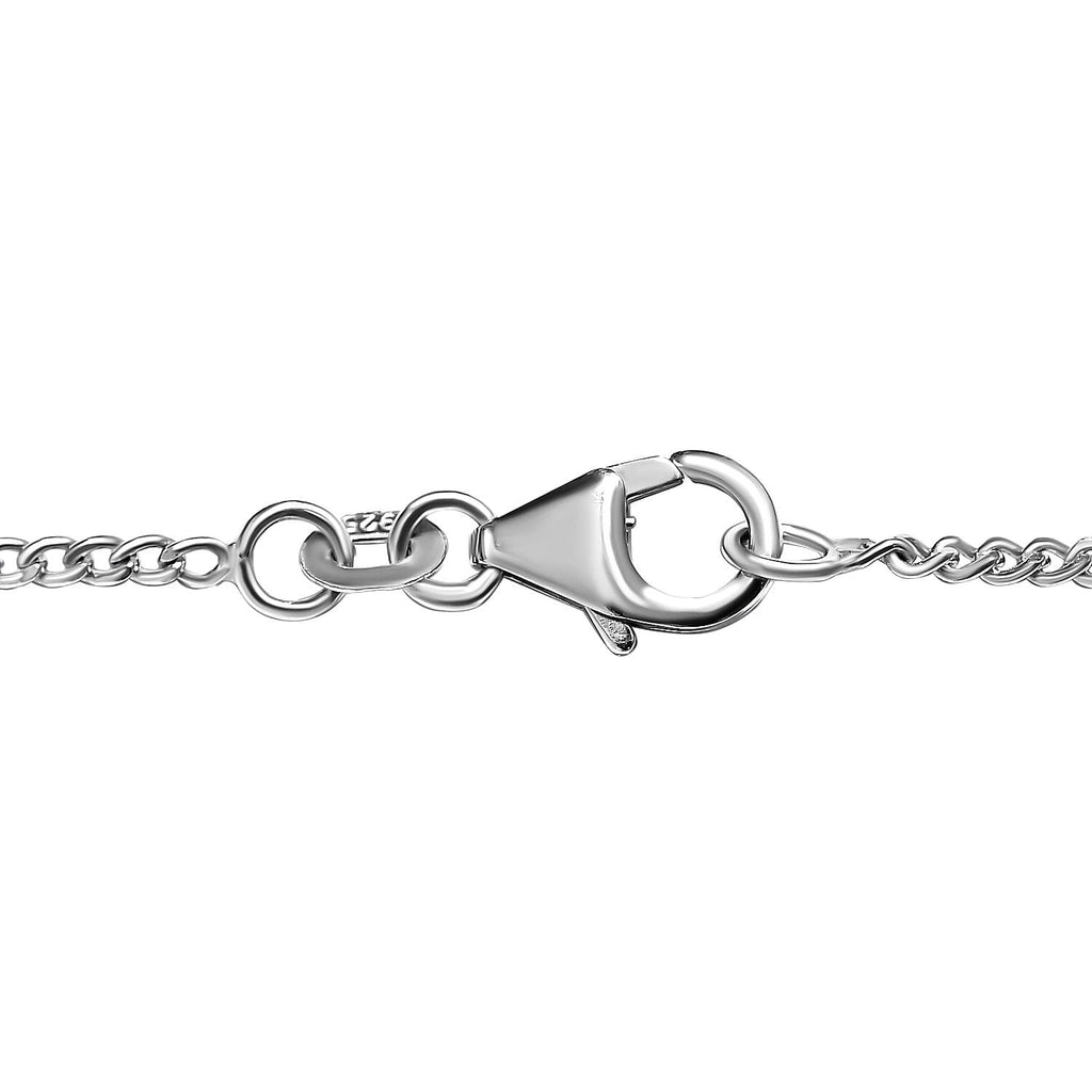Multi-Tourmaline and Natural Zircon Necklace (Size - 20) in Platinum Overlay Sterling Silver 23.00 Ct, Silver Wt 50.60 Gms