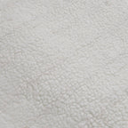 Luxury Sherpa Electric Heated Blanket Topper - Dual Controller, Quad Zone, 6 Temp Settings (190x140 cm)  - White