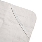 Luxury Sherpa Electric Heated Blanket Topper - Dual Controller, Quad Zone, 6 Temp Settings (190x140 cm)  - White