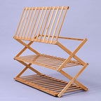 Foldable 3 Tier Bamboo Shoes Rack (Size 146x70Cm)