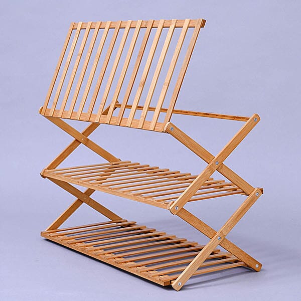 Multi tier Foldable Bamboo Shoes Rack 6253840 3