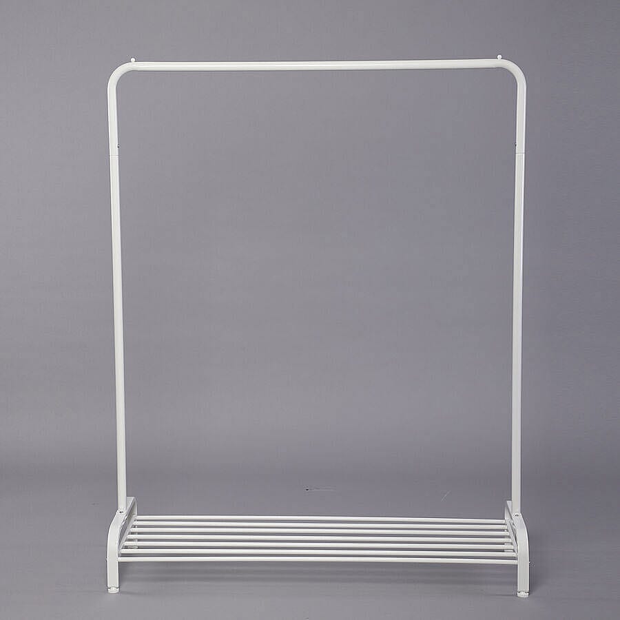 Stylish Garment Rack (Size 115x40x145 Cm) - White