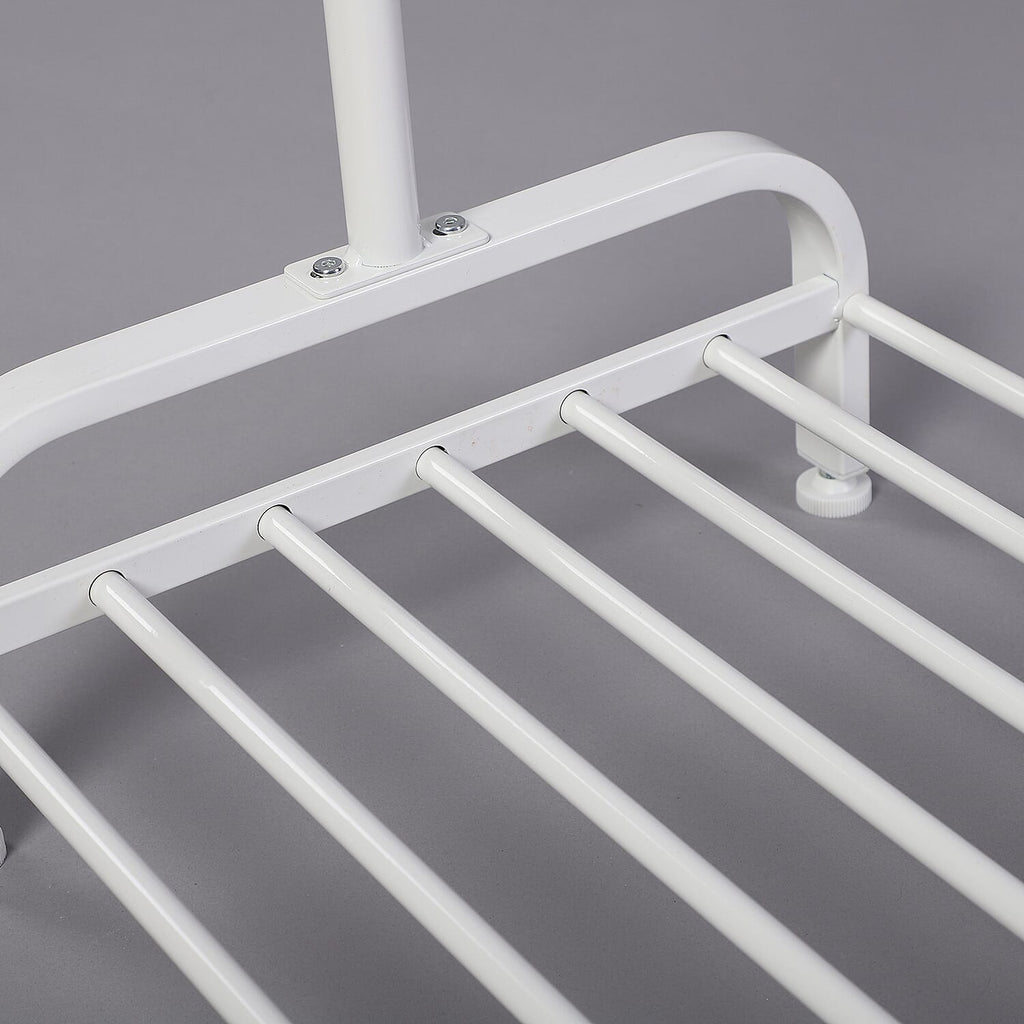 Stylish Garment Rack (Size 115x40x145 Cm) - White