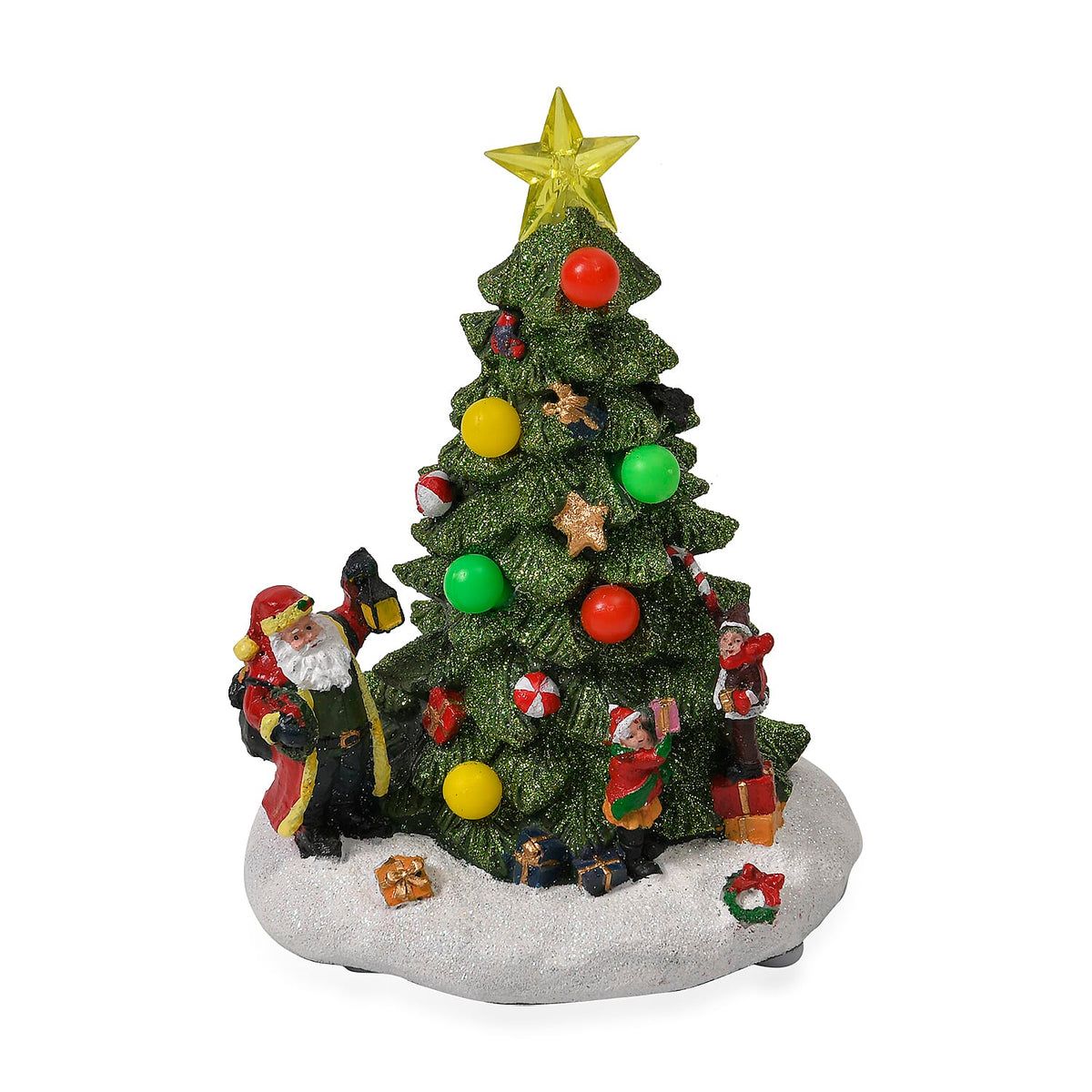 LED Lighted Musical Christmas Tree Figurine 7823570 1