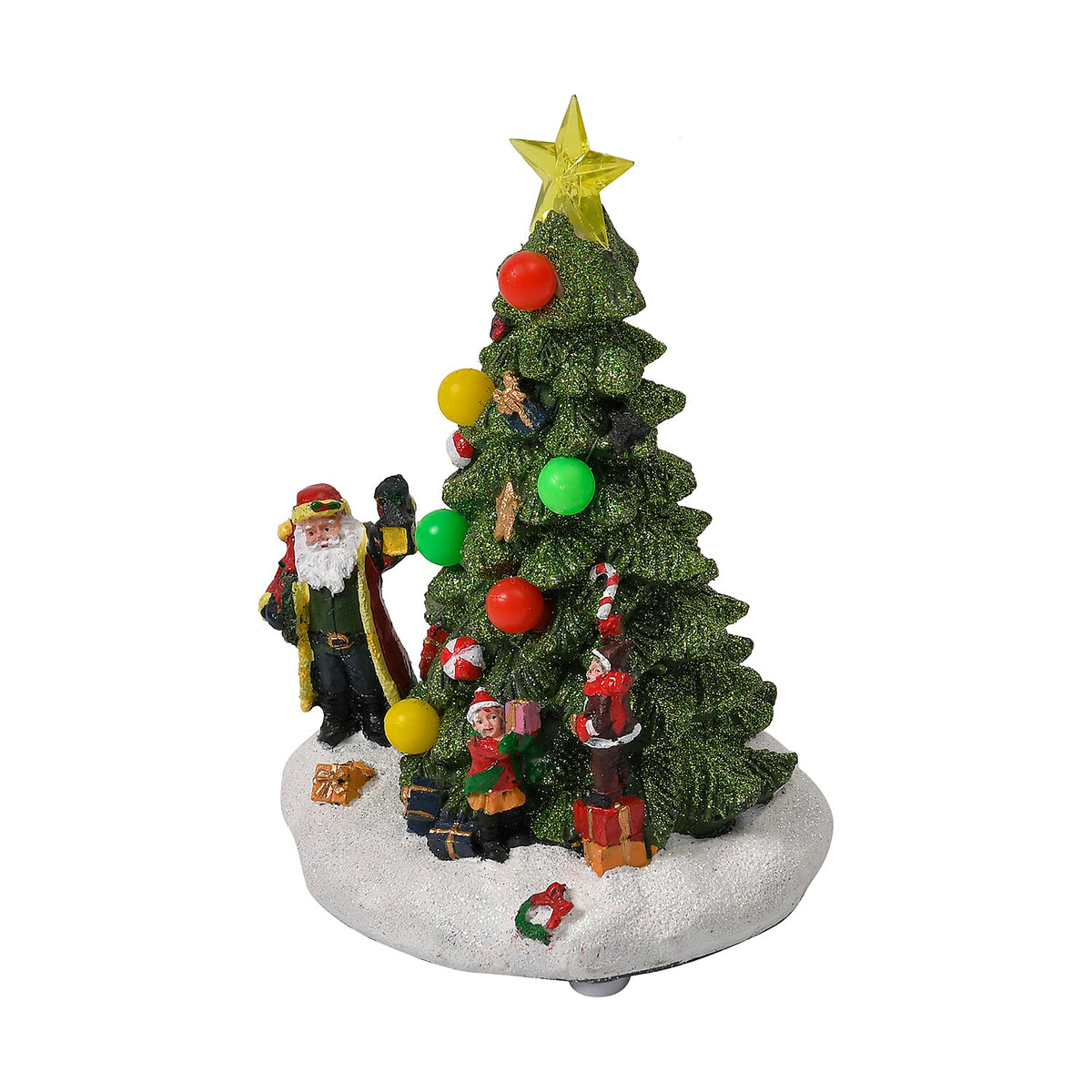 LED Lighted Musical Christmas Tree Figurine 7823570 5