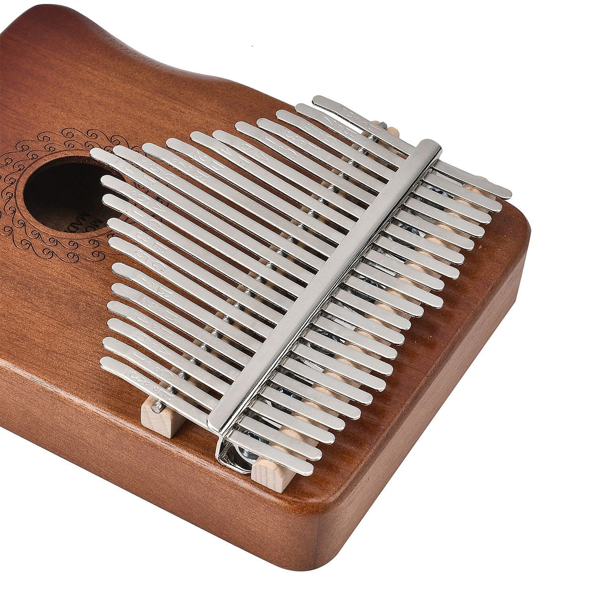 21 Keys Thumb Piano Kalimba - Brown 7698184 4
