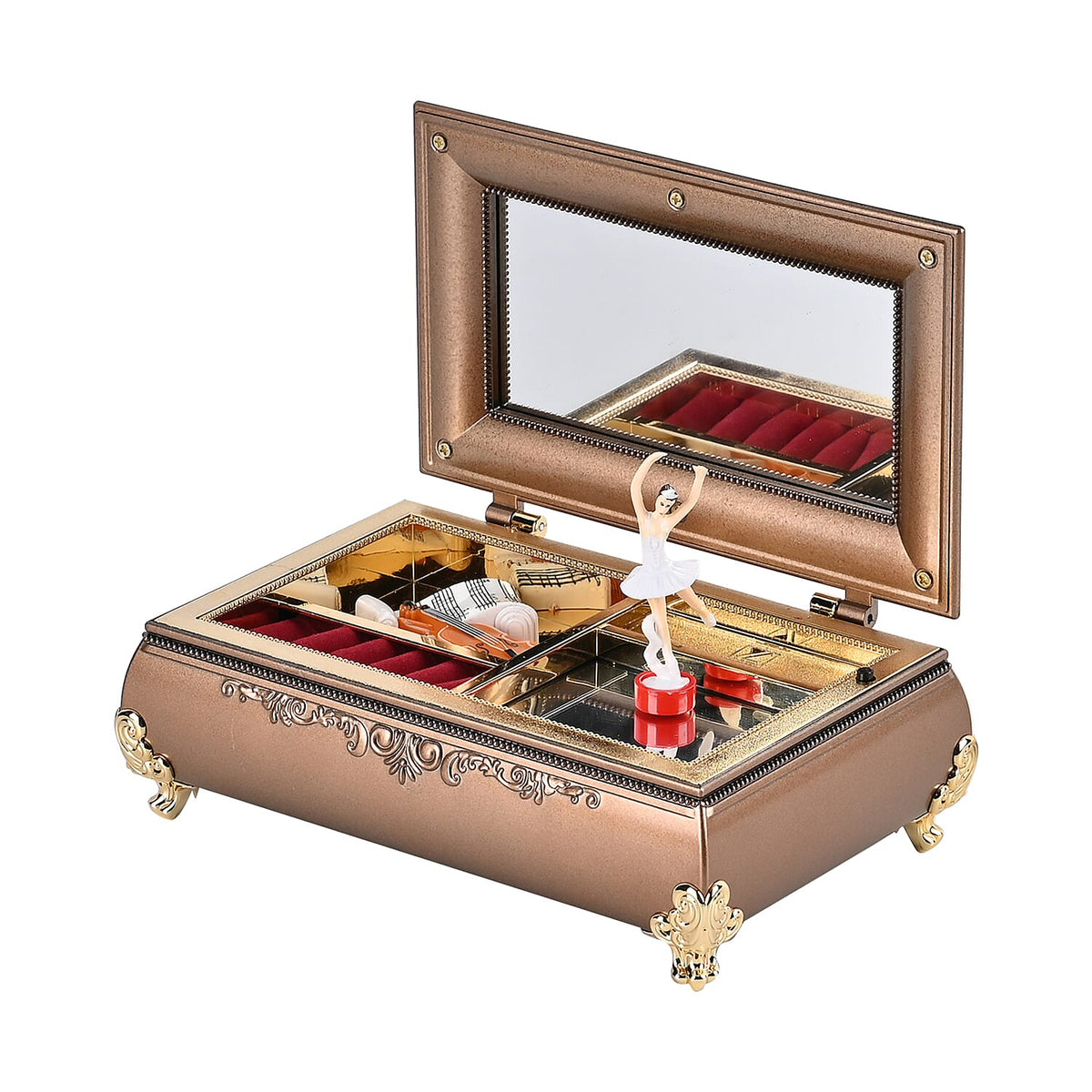 Oblong Shape Music Box with a Ballerina 7573422 0